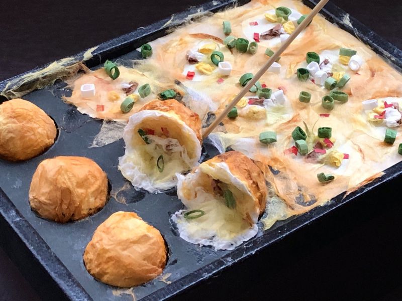 thức ăn làm từ giấy